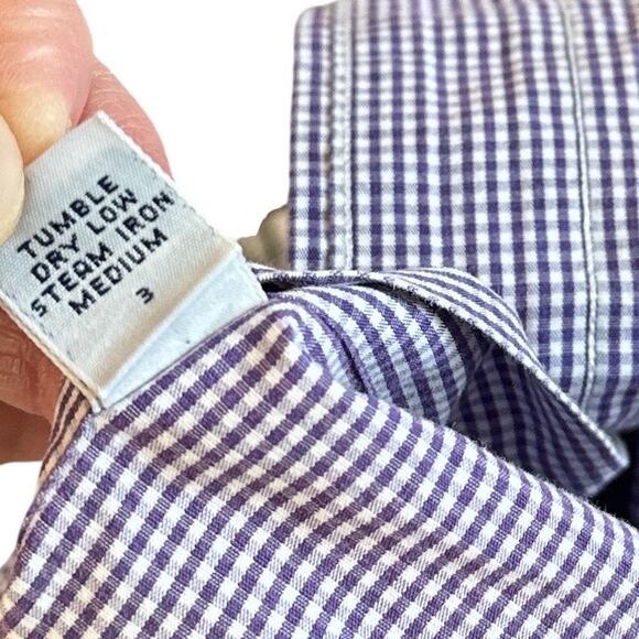 Ralph Lauren Vintage Check Yarmouth Long Sleeve Button Down Shirt 15.5 32/33 - Picture 8 of 10